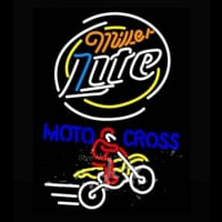 Miller Light Motocross Neon Sign
