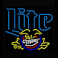 Miller Lite Eagle Cresent Neon Sign