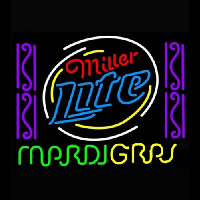 Miller Lite Mardi Neon Sign