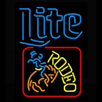 Miller Lite Rodeo Neon Sign