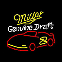 Miller NASCAR Rusty Wallace 2 Beer Sign Neon Sign