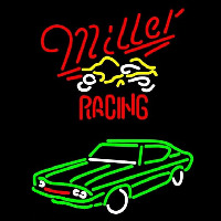 Miller Racing NASCAR Beer Sign Neon Sign