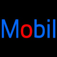 Mobil Neon Sign