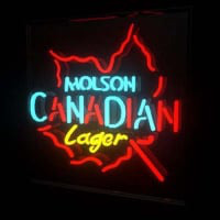 Molson Canadian Lager Beer Neon Sign