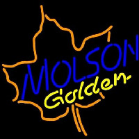 Molson Golden Maple Leaf Neon Sign