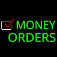 Money Orders Neon Sign