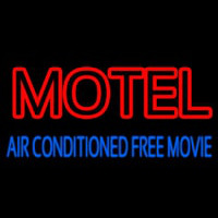 Motel Air Conditioned Neon Sign