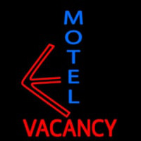 Motel Vacancy With Arrow Neon Sign