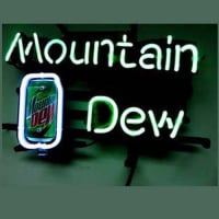 Mountain Dew Soda Neon Sign