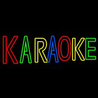 Multi Colored Karaoke Neon Sign