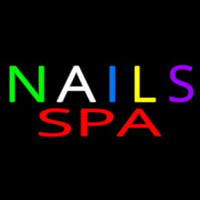 Multi Colored Nails Spa Neon Sign