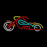 Multicolor Motorcycle Neon Sign