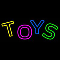 Multicolored Double Stroke Toys Neon Sign