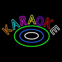 Multicolored Karaoke Neon Sign