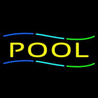 Multicolored Pool Neon Sign