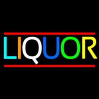 Multicolors Liquor Neon Sign