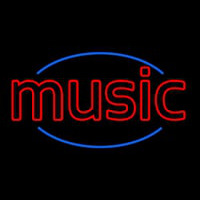 Music Double Stroke Neon Sign
