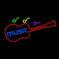 Music Guitar Neon Sign