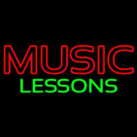 Music Lessons Neon Sign