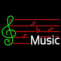 Music Note Neon Sign