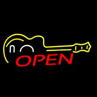 Music Open Neon Sign