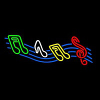 Musical Notes 1 Neon Sign