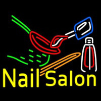 Nail Salon Logo Neon Sign