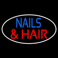 Nails And Hair Neon Sign