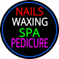 Nails Wa ing Spa Pedicure Neon Sign