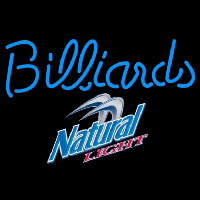 Natural Light Billiards Te t Pool Beer Sign Neon Sign