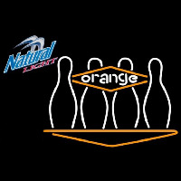 Natural Light Bowling Orange Beer Sign Neon Sign