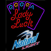 Natural Light Lady Luck Series Beer Sign Neon Sign