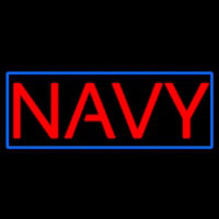 Navy Block Neon Sign