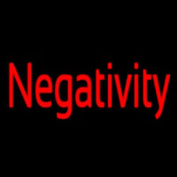 Negativity Neon Sign