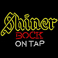 Neon Beer Shiner Bock On Tap Beer Sign Neon Sign