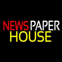 Newspaper House Neon Sign