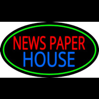 Newspaper House Neon Sign