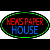 Newspaper House Neon Sign