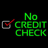 No Credit Check Neon Sign