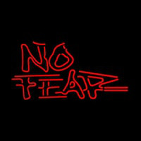 No Fear Logo Neon Sign