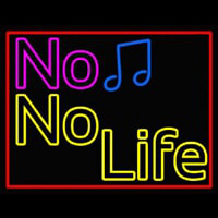 No Life No Music  Neon Sign