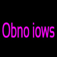 Obno iows Neon Sign