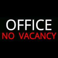 Office No Vacancy Neon Sign