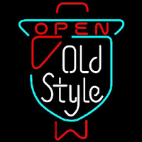 Old Style OPEN Beer Sign Neon Sign