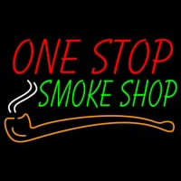 One Stop Smoke Shop Neon Sign