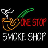 One Stop Smoke Shop Neon Sign