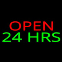 Open 24 Hrs Neon Sign