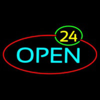 Open 24 Neon Sign