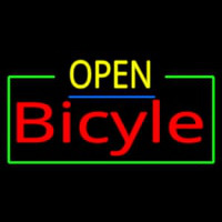 Open Bicycle Neon Sign