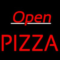 Open Block Pizza Neon Sign